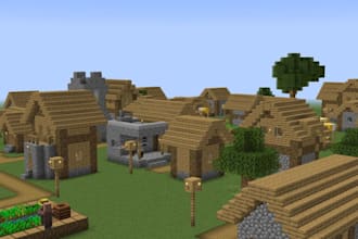 create custom minecraft villages, fantasy maps and  java server builds