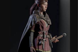 model game ready avatar,web glb model,unity vrm,3d daz,cc4 character model,rig3d