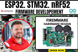 design firmware and pcb design for stm32 arduino esp32 raspberry pi fpga iot
