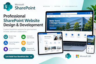 design, customize and develop a professional microsoft sharepoint website