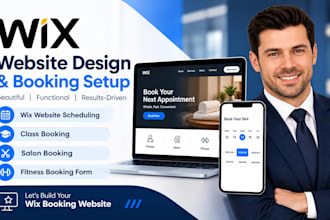 do wix website scheduling, class booking, salon booking, fitness booking form