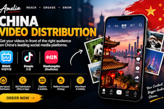 promote videos on bilibili, douyin, xiaohongshu with china video marketing now