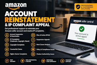 reinstate your amazon seller account