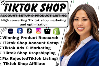 setup tiktok shop, tiktok dropshipping, tik tok shop marketing and tiktok ads