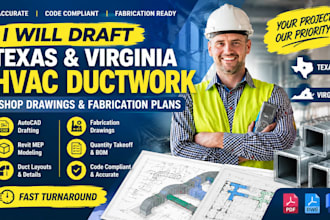 draft texas and virginia hvac ductwork shop drawings and fabrication