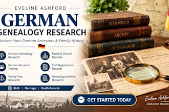 research german genealogy, ancestors, parish records and family tree