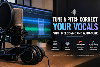 tune and pitch correct your vocals with melodyne and autotune