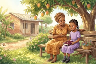 illustrate children story book, bible stories and  christian book