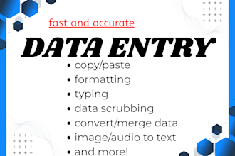 fast and accurate data entry