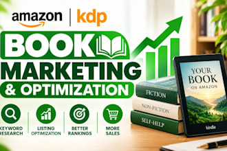 optimize your amazon KDP book listing, keywords, categories and description