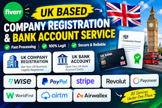 do UK company registration UK bank accounts in24 hours
