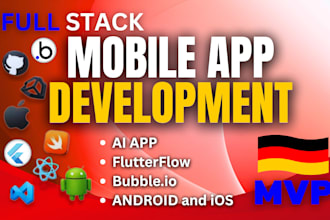 build mobile app development app developer flutter react native ai app creation