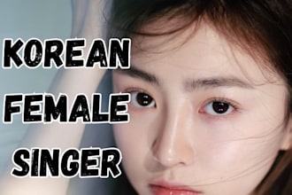 record custom song for love birthday or rock songs as a korean female vocalist