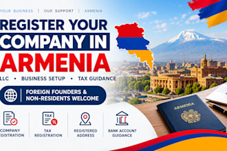 register your company in armenia and provide business setup support