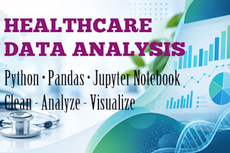 clean, analyze and visualize your healthcare data using python