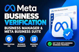fix meta business verification, business manager and meta business suite