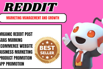 do reddit seo post for saas business ai app ecommerce promotion