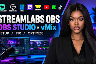 setup fix streamlabs obs studio vmix for twitch whatnot youtube kick and tiktok