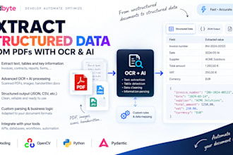 extract structured data from pdfs with ocr and ai