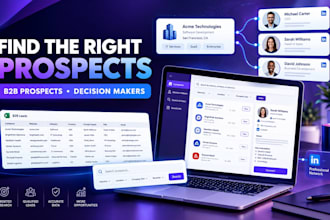 find your ideal b2b prospects and the right decision makers for your outreach