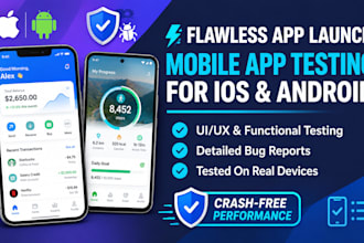 do mobile app testing, website testing for ios and android QA testing