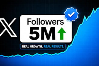 be your x manager, organic x promotion twitter x marketing to target 5m follower