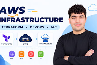build AWS infrastructure with terraform and devops automation