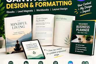 create a professional canva ebook layout