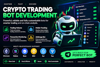 develop solana evm cex sui bundler bot volume bot polymarket trading bot