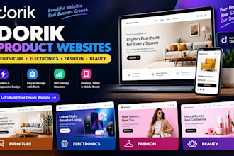 build dorik for furniture electronics fashion beauty contractor website design