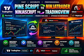 convert pine script to ninjatrader and ninjascript to tradingview