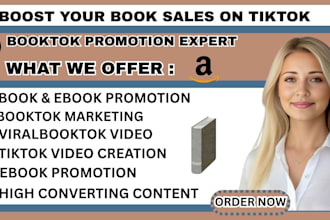booktok promotion book marketing amazon KDP ads ebook promotion novels booktok
