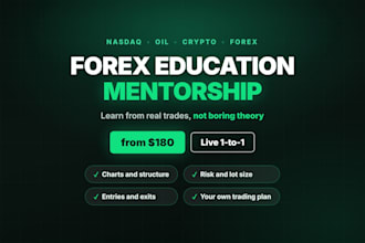 be your forex trading mentor and teach you trading