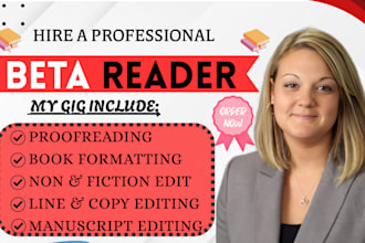 be your book beta reader for romance and dark romance manuscript
