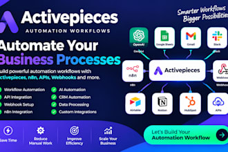 create activepieces automation workflows n8n ai API webhooks integrations