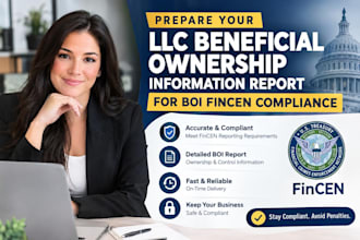 prepare llc beneficial ownership information report for boi fincen compliance