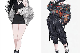 paint illustration anime character art