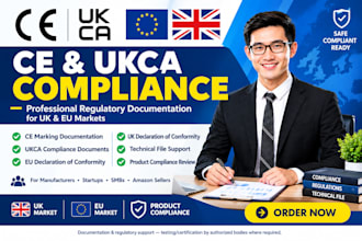 prepare ukca ce marking, eu declaration and compliance documents