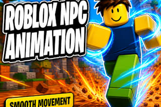 create roblox npc, boss, monster and creature animations