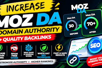 increase moz domain authority 40 50 60