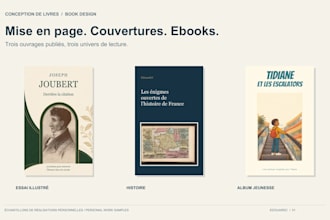 design and format your ebook workbook or book in french or english