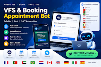 do booking bot,booking appointment bot,vfs bot,vfs appointment slot watcher