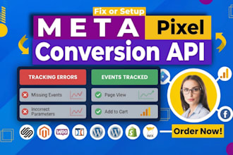 fix meta pixel tracking errors, events, capi and conversion issues