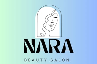 design a luxury and modern beauty salon logo