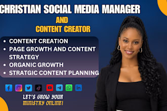 manage church media layouts as christian brand social media manager