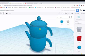 design a unique custom kitchen gadget design using tinkercad and cad