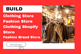 build clothing website, clothing store, fashion shopify store, clothing brand