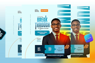 do modern event flyer design, postcard and church flyer design