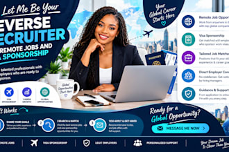 be your reverse recruiter for remote jobs and visa sponsorship