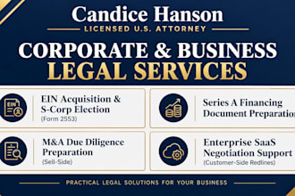 conduct sell side m a due diligence and data room prep as usa attorney
